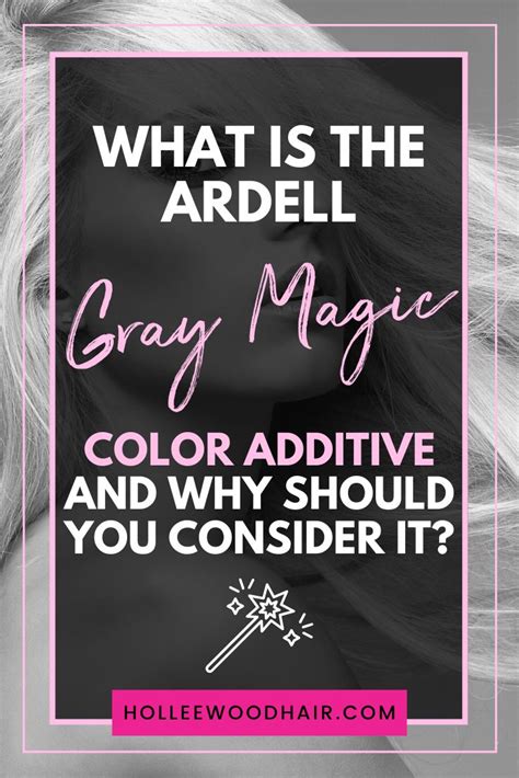 Get rid of brassy tones with Ardell gray magic hair dye intensifier.